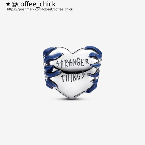 Pandora Stranger Things Glow-in-the-dark Heart Charm - Picture 2 of 6